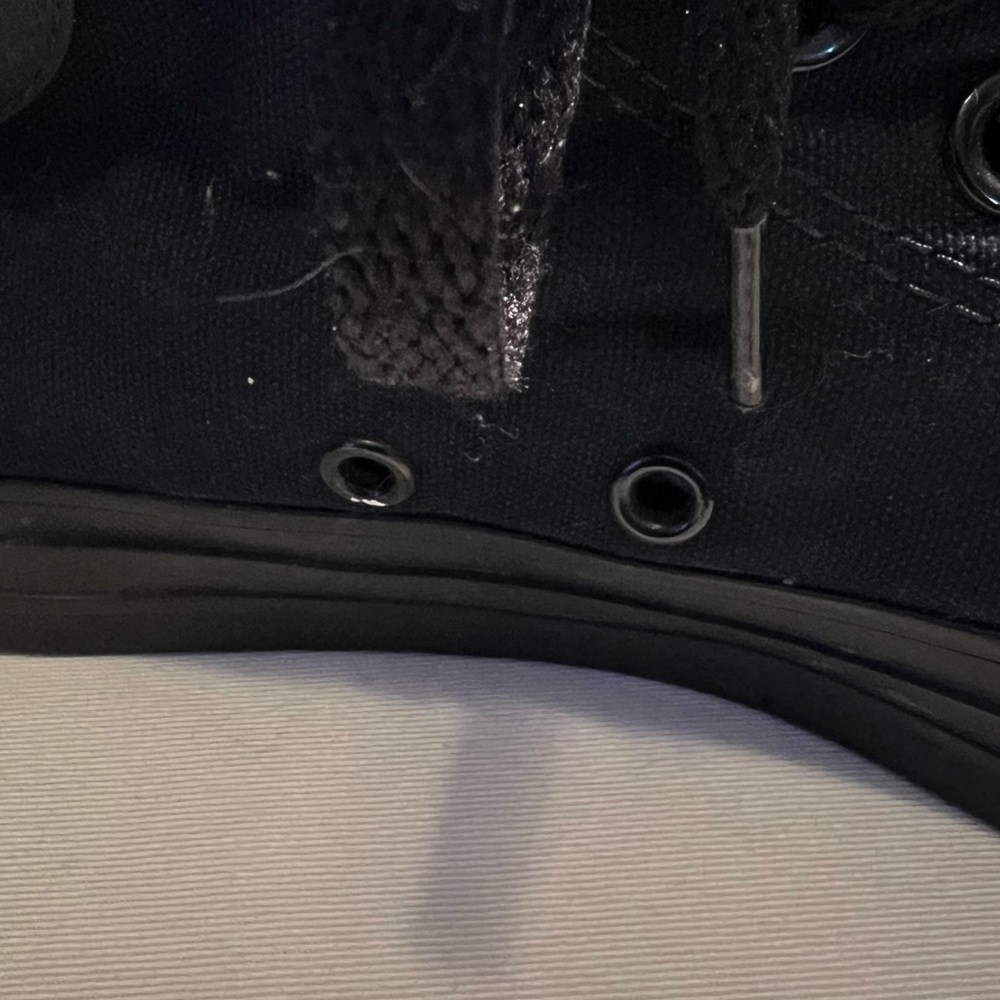 Black Converse High Top Sneakers - Picture 5 of 14